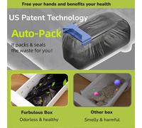 Furbulous Auto-Packing Trash Bag Box- 2 Bags