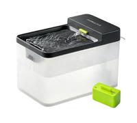 Furbulous True Clean-Drinking Automatic Water Dispenser with Ultrafiltration, BPA-Free Tray, 3.3L/112oz Large Bowl, for Cat/Medium Dog/Pet (Black, 1 UF)