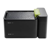 Furbulous True Clean-Drinking Automatic Water Dispenser with Ultrafiltration Tech, 316 Stainless Steel & BPA-Free Trays, 3.3L/112oz Bowl, Two-Mode Fountain for Cat/Medium Dog/Pet (Black, 3 UF)