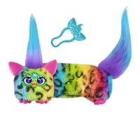 Furby DJ Furblets Rain-Bow-Kat Plush Toy, Rainbow Cat