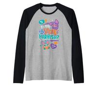 Furby Do You Speak Furbish Cute 90s Toy Raglan Baseball Tee