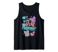 Furby Do You Speak Furbish Cute 90s Toy Tank Top