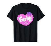 Furby Lovely Heart Shape Pink Fur T-Shirt