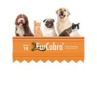 FurCobra Direct 10 Pet Grooming Brush 3.54" - Gentle, No Metal Blades, Soft Dog Brush, Cat Brush - Train Pets to be Brushed - Portable, Easy To Use Slicker Pet Brush for Dog, Cat, Puppy, Kitten Hair