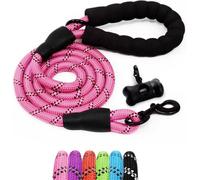 Furdreams 1.5M 5Ft Slip On Dog Lead One Size Fits All Leash With Soft Padded Handle & Highly Reflective Threads