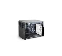 FurDreams 24in Dog Cage Crate Cover - Pet Windproof Cage Cover with 2 Doors (Front & Side) with Breathable Air Mesh - Heavy Duty Box Perfect for Puppy Training (S)