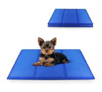 FurDreams 2pk Pet Cooling Mats/Pillows - Self Cooling Mat Bed for Dogs, Cats to Prevent Overheating During Rest & Sleep - Heat Absorbing & Waterproof Gel Pillow Pad to Keep Ice Cool-Plain(30 x 40cm)