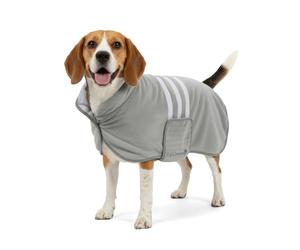 FurDreams Dog Drying Coat M -Super Absorbent Dog Towel Robe for Dogs - Soft & Cozy Dog's Robe with Comfortable Fit - Durable Towels for Drying Dogs at Home, Grooming & On-the-Go