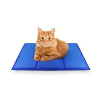 FurDreams Pet Cooling Mats - Self Cooling Mat Bed for Dogs, Cats to Prevent Overheating During Rest & Sleep - Heat Absorbing & Waterproof Gel Pillow Pad to Keep Ice Cool in Summer - Plain (44x64cm)