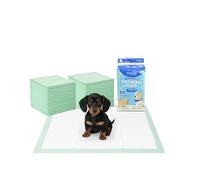 FurDreams Puppy Training Pads - 100pk- Super Absorbent Bamboo, Odour Locking & Multi-Layered, Leak Proof, Quick Dry, Scented Attractant Disposable Mats for Dogs Pee Wee Piddle - 56 x 56 cm