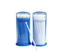 Furein Smile 200pcs Disposable Dental Applicator Brush, Dental Fluoride Applicator Whitening Cohesive Desensitizing Brush (Blue & White)