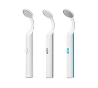 FUREIN SMILE 3PCS Dental Mouth Mirror with Light Oral Mirror LED Teeth Inspection Mirror Anti-Fog Teeth Mouth Inspection Mirror Curve Angle Oral Care Tools Dentist Home Use Tools