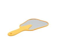 FUREIN SMILE Teeth Inspection Mirror, Dentist Oral Hygiene Mouth, Plastic Handle Dental Care Hand Tool, Fashionable Cute Tooth Mirror for Dental Clinics (Yellow)