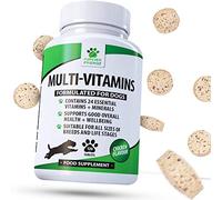 Furever Friendz Daily Multivitamin Dog Supplement - 120 Chewable Chicken Flavour Tablets - Dog Vitamins and Supplements - 24 Nutrients, Vitamins For Dogs Helps with Brain, Heart & Joint Function