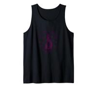 Furever Grateful Cat Paw Print Design for Pet Lovers Tank Top, Men, Black, M