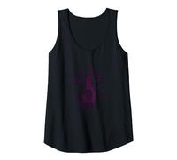 Furever Grateful Cat Paw Print Design for Pet Lovers Tank Top, Women, Black, M