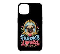 Furever Loved Pug Memorial Rainbow Bridge Case for iPhone 13