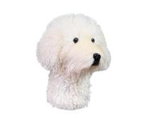 FurEverClone Dog Golf Head Cover, Fits 460CC/450CC/440CC Drivers, Premium Material, Protective, Perfect Golf Gift for Men Women Golfers (White Doodle)