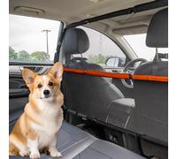 Furggis Dog Car Barrier, 50" Wide See Through Car Divider Back Seat for Cargo Area,Travel Trunk Backseat Car Net Mesh Separator for Dogs, Pet Restraint Car Net Barrier for Small SUVs or CUVs Cargo