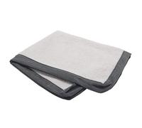 FurHaven Pet Dog Bed Cover - Deluxe Mat Sherpa and Suede Traditional Foam Mattress Pet Bed Replacement Cover for Dogs and Cats, Gray, Jumbo