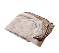 FurHaven Replacement Dog Bed Cover Perfect Comfort Plush & Velvet Waves Sofa-Style, Machine Washable - Brownstone, Large