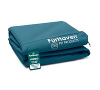 FurHaven Replacement Dog Bed Cover Water-Resistant Indoor/Outdoor Logo Print Oxford Polycanvas Mattress, Washable - Deep Lagoon, Jumbo (X-Large)