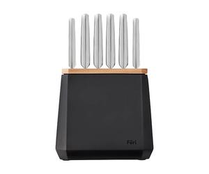 Furi Pro 7 Piece Stone Midnight Knife Block Set