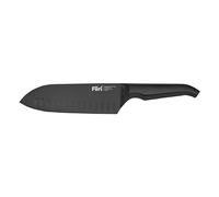 Furi Pro Jet Black East/West Santoku Knife 17cm, Limited Edition Chef's Knife for Superior Cutting Performance, Stainless Steel Blade, Matte, Jet Black Oxidised Finish, 25-Year Guarantee
