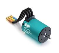 FuriaX Supa 3650 Brushless Motor 60A ESC 2-3S LiPo 3.175mm Shaft Diameter for 1/10 Touring Buggy Short Course Truck RC Car (Blue 2300KV)