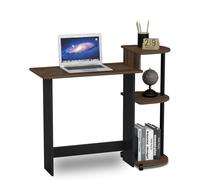 Furinno COMPACT Desk, Gaming Desk, Computer Desk, Office Desk, Columbia Walnut