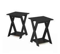 Furinno MODERN SIMPLISTIC Side Table Set of 2, End Table, Night Stand, Espresso