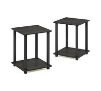 Furinno SIMPLISTIC Side Table Set of 2, End Table, Nightstand, Espresso