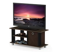 Furinno SIMPLISTIC TV Stand, Entertainment Center, TV Console, Columbia Walnut