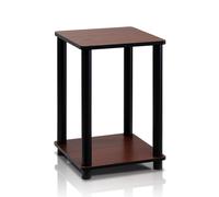 Furinno TURN-N-TUBE Side Table, End Table, Night Stand, Dark Cherry