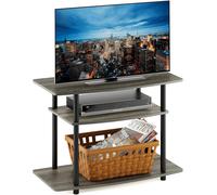 Furinno TURN-N-TUBE TV Stand, 3-Tier No Tools Entertainment Center, TV Console