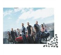 Furious 500 Piece Wooden Puzzle for Adults & Teens - Difficult Star Jigsaw Game, Relaxing Therapy, Unique Wall Art Decor, Gift Idea 500pcs (52x38cm)