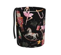 FuriTou Nutcracker Mouse King Ballet Dance Car Trash Can Collapsible Hanging Trash Cans Portable Car Garbage Bin Fit Cars Truck