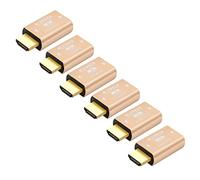 Furjosta Edid-Emulator-Adapter (5Generation), HDMI kompatibel mit Mac Thunderbolt auf HDMI-Switches/Extender/AV-Receiver/Video-Splitter (4K-6P)