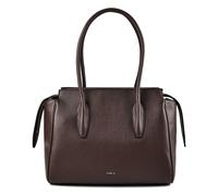 Furla Ambra Shopper Bag L Genuine Leather 35 cm brown