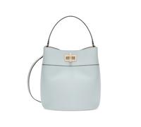 Furla Amelia lock leather bucket bag - Blue One Size