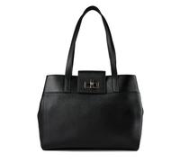 Furla Amelia Shoulder Bag L Genuine Leather 37 cm black