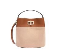 Furla Amelia stripe detail bucket bag - Neutrals One Size