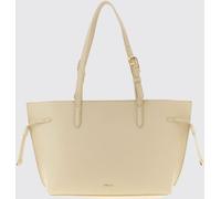 FURLA Ava Grained Leather Shoulder Bag with Metal Logo