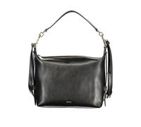 Furla Tonie Shoulder Bag Leather 27.5 cm black