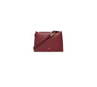 Furla Cloud Bag, Ruby Leather, 24.5 x 17.5 x 7.5 cm, 2 Compartments with Adjustable Shoulder Strap