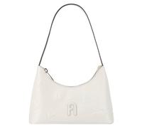 Furla Diamante ee Shoulder Bag Leather 24 cm white
