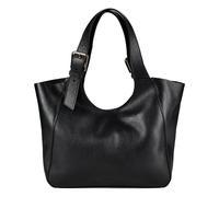 Furla Dora Shoulder Bag M Genuine Leather 42 cm black