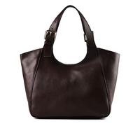 Furla Dora Shoulder Bag M Genuine Leather 42 cm brown