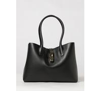 FURLA Goccia Medium Grained Leather Shoulder Bag with Double Handle