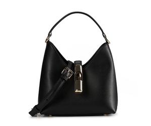 Furla Goccia Mini Bag Handbag Genuine Leather 18 cm black